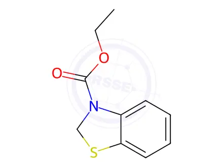 Chemical structure of 2,3-Dihydro-3-benzothiazolecarboxylic acid ethyl ester
