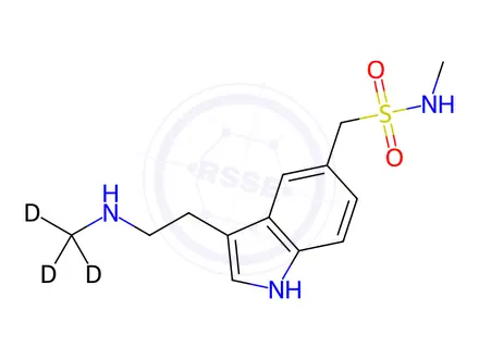 Chemical structure of Sumatriptan Impurity 2-d3(Sumatriptan EP Impurity B-d3)