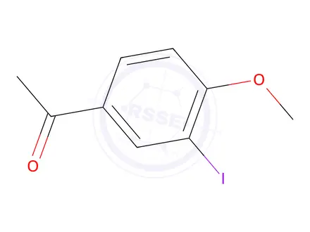 Chemical structure of 1-(3-Iodo-4-methoxyphenyl)ethan-1-one