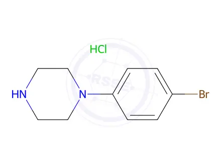 Chemical structure of 1-(4-Bromophenyl)piperazine Hydrochloride
