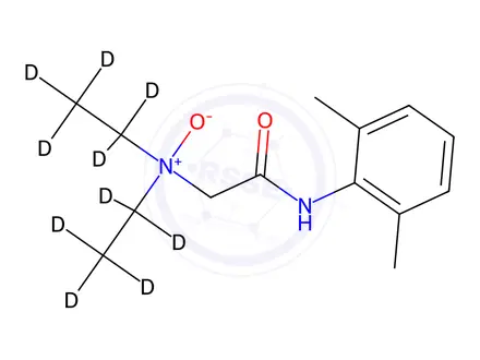 Chemical structure of Lidocaine-d10 N-Oxide