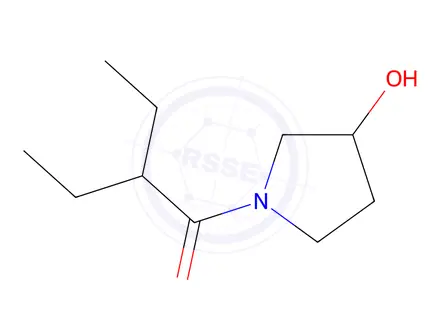 Chemical structure of 2-Ethyl-1-(3-hydroxypyrrolidin-1-yl)butan-1-one