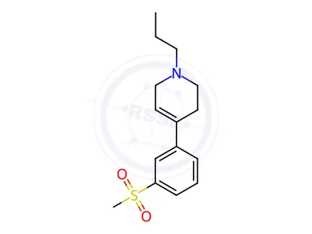 Chemical structure of 4-[3-(Methylsulfonyl)phenyl]-1-propyl-1,2,3,6-tetrahydropyridine