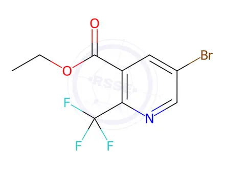 Chemical structure of Ethyl 5-bromo-2-(trifluoromethyl)nicotinate