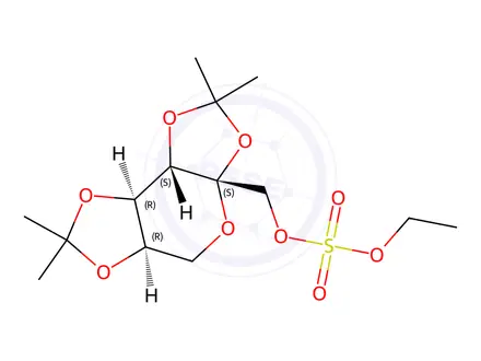 Chemical structure of Topiramate Impurity 34