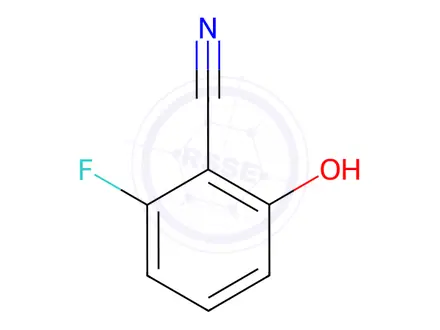 Chemical structure of 2-Fluoro-6-Hydroxybenzonitrile