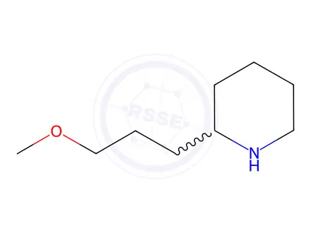 Chemical structure of 2-(3-Methoxypropyl)piperidine