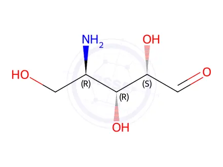 Chemical structure of 4-amino-4-deoxyarabinose