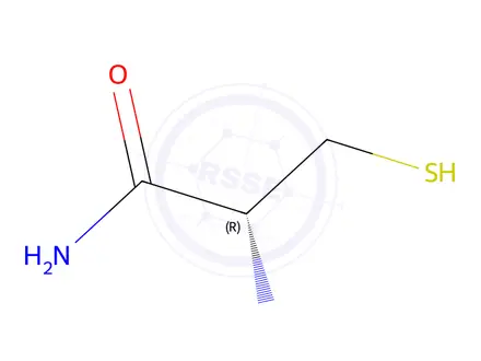Chemical structure of (R)-2-Amino-3-mercaptopropanamide
