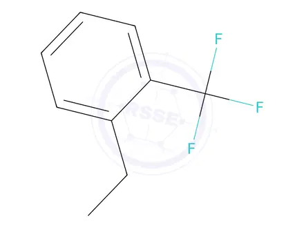 Chemical structure of 1-Ethyl-2-(trifluoromethyl)benzene
