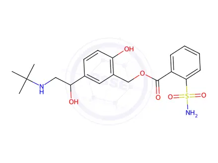 Chemical structure of Salbutamol Impurity 179