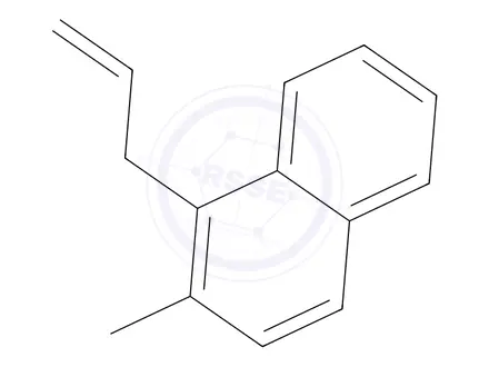 Chemical structure of 1-Allyl-2-methylnaphthalene