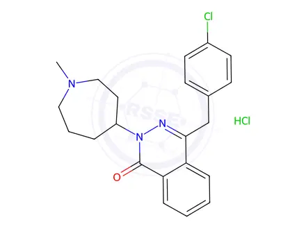 Chemical structure of Azelastine Hydrochloride