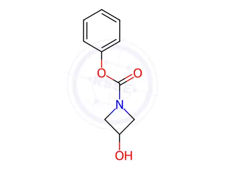 Chemical structure of Phenyl 3-hydroxyazetidine-1-carboxylate