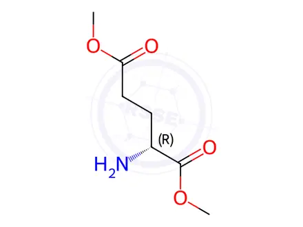 Chemical structure of (R)-Dimethyl 2-Aminopentanedioate