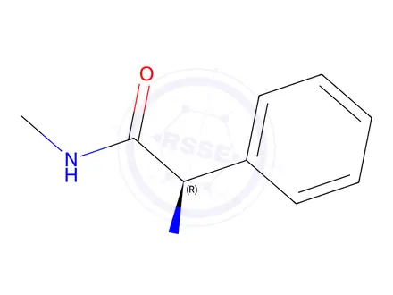 Chemical structure of (R)-2-Amino-N-methyl-2-phenylacetamide