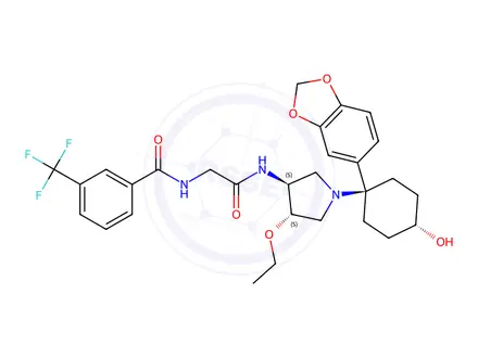 Chemical structure of INCB3344
