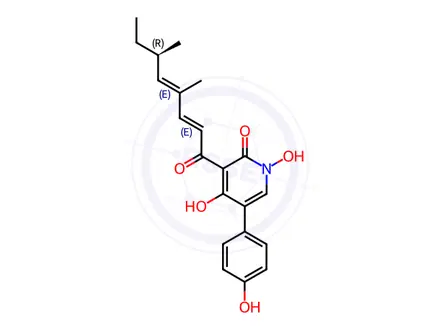 Chemical structure of Tenellin