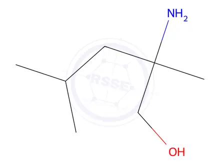 Chemical structure of 2-AMINO-2,4-DIMETHYLPENTAN-1-OL HYDROCHLORIDE