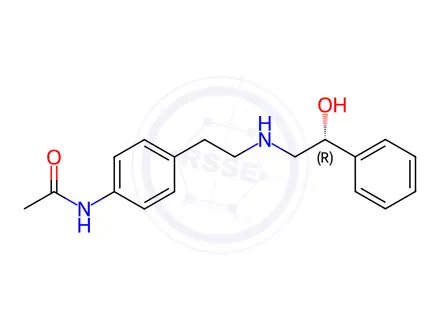 Chemical structure of Mirabegron M5