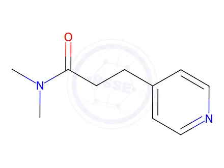 Chemical structure of N,N-dimethyl-3-(pyridin-4-yl)propanamide