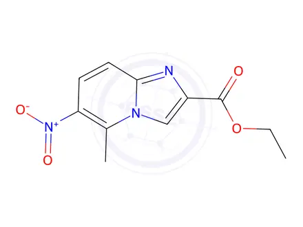 Chemical structure of Ethyl 5-methyl-6-nitroimidazo[1,2-a]pyridine-2-carboxylate