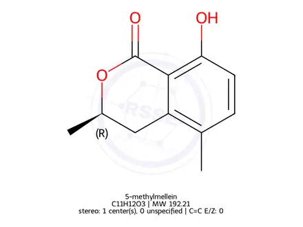 Chemical structure of 5-Methylmellein