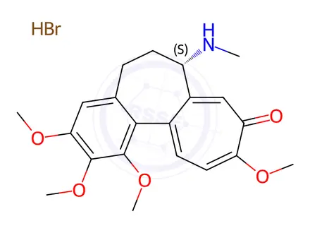 Chemical structure of Demecolcine Hydrobromide Salt