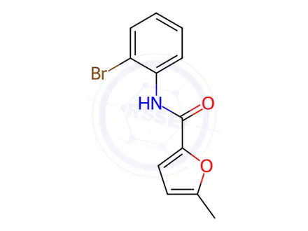 Chemical structure of N-(2-bromophenyl)-5-methylfuran-2-carboxamide