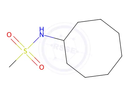 Chemical structure of N-cyclooctylmethanesulfonamide