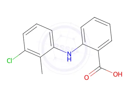 Chemical structure of Tolfenamic acid