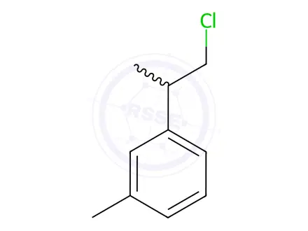 Chemical structure of 1-(1-Chloropropan-2-yl)-3-methylbenzene