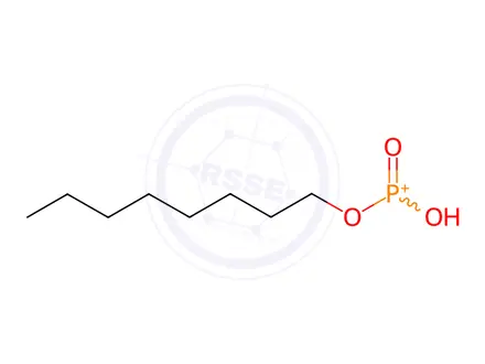 Chemical structure of octyl hydrogen phosphonate