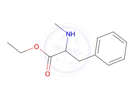 Chemical structure of ethyl 2-(methylamino)-3-phenylpropanoate