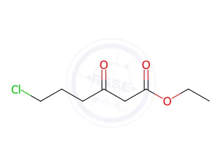Chemical structure of ethyl 6-chloro-3-oxohexanoate
