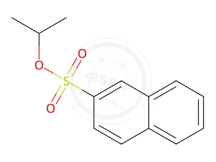 Chemical structure of Isopropyl Naphthalene-2-Sulfonate