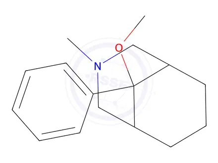 Chemical structure of Anazocine