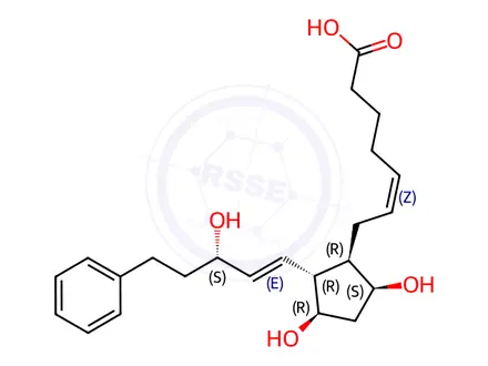 Chemical structure of Bimatoprost Acid