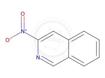 Chemical structure of 3-Nitroisoquinoline