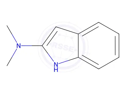 Chemical structure of N,N-Dimethyl-1H-indol-2-amine