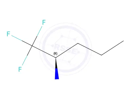 Chemical structure of (R)-1,1,1-Trifluoropentan-2-amine