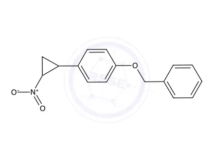 Chemical structure of 1-(Benzyloxy)-4-((1R,2S)-2-nitrocyclopropyl)benzene