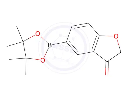 Chemical structure of 5-(4,4,5,5-Tetramethyl-1,3,2-dioxaborolan-2-yl)benzofuran-3(2H)-one