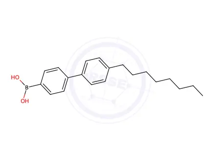 Chemical structure of 4'-n-Octylbiphenyl-4-boronic acid, 97%