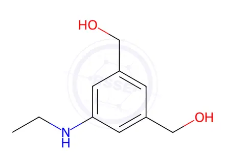 Chemical structure of 5-(Ethylamino)-1,3-benzenedimethanol