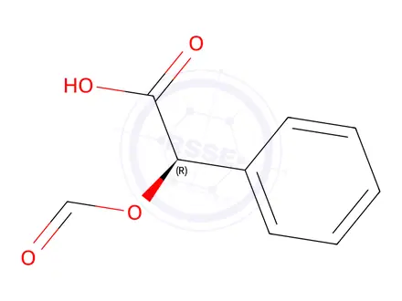 Chemical structure of (R)-2-(Formyloxy)-2-phenylacetic Acid