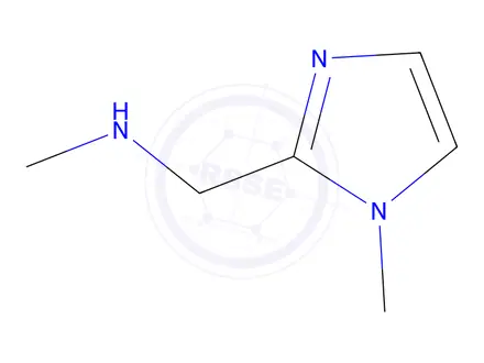 Chemical structure of N-methyl-1-(1-methyl-1H-imidazol-2-yl)methanamine