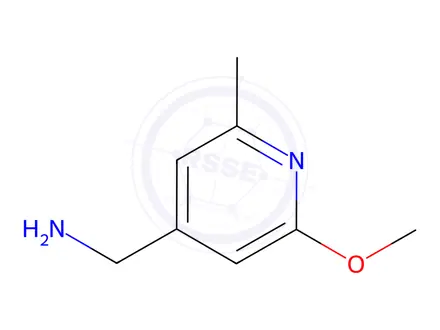 Chemical structure of (2-Methoxy-6-methyl-4-pyridyl)methanamine