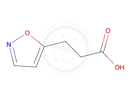 Chemical structure of 3-(Isoxazol-5-yl)propanoic acid