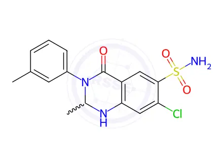 Chemical structure of Metolazone Impurity 1 (Metolazone EP Impurity A)